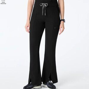 NWT BLACK FIGS SCRUB MONTAL FLARE LEG HIGH WAISTED PANT